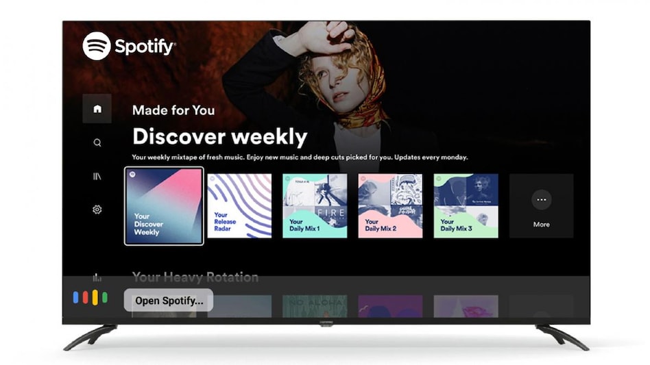 Boasting a metal body, this 65-inch TV has a bezel-less panel that looks good Boasting a metal body, this 65-inch TV has a bezel-less panel that looks good