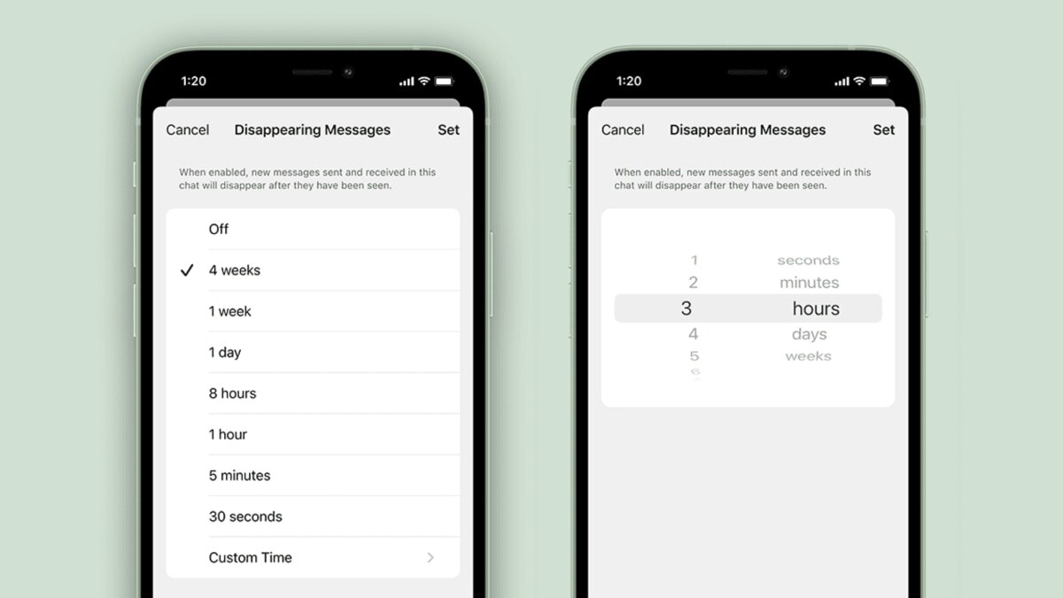 Signal and WhatsApp have disappearing message feature, but none can notify users when screenshot is taken Signal and WhatsApp have disappearing message feature, but none can notify users when screenshot is taken