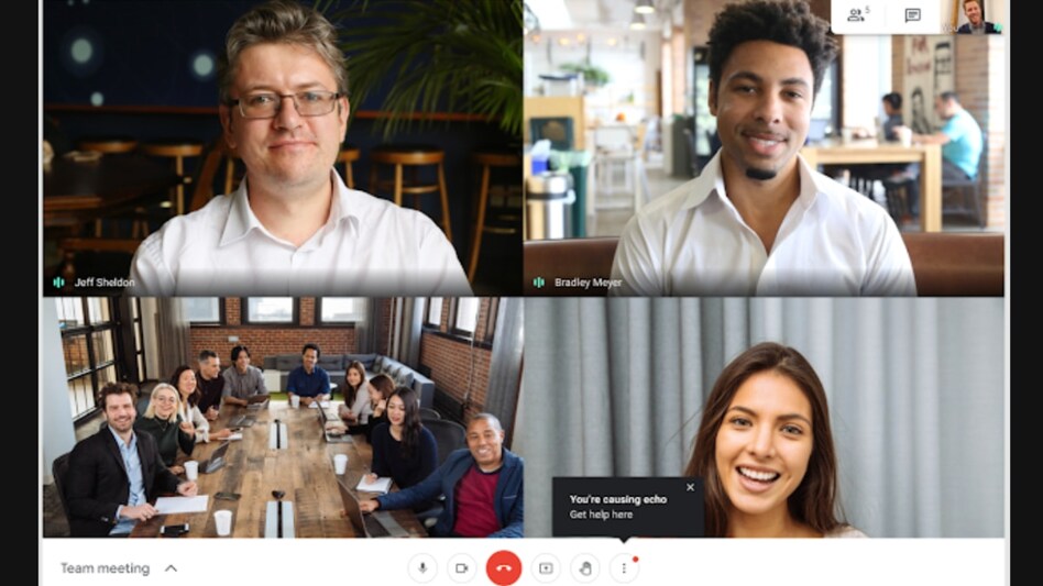Google Meet will now help users identify if their device is causing an echo Google Meet will now help users identify if their device is causing an echo