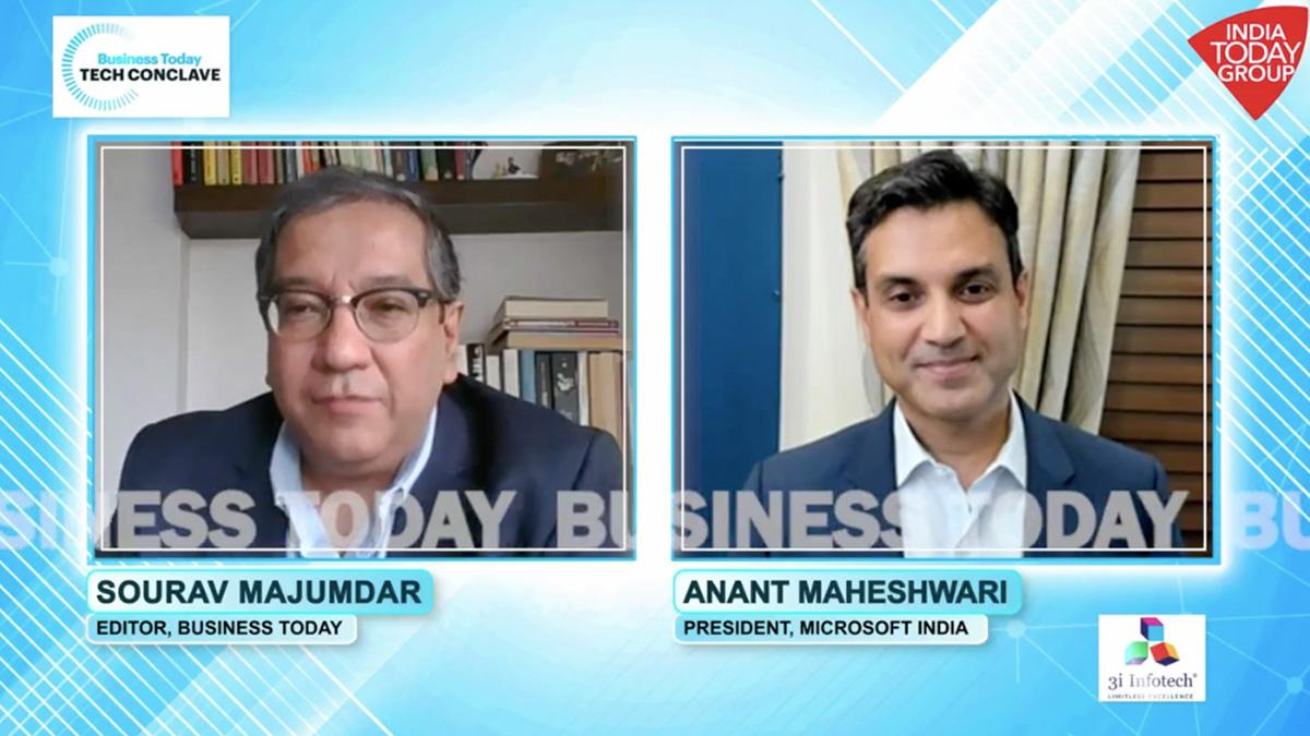 Anant Maheshwari, President, Microsoft India at BT Tech Conclave Anant Maheshwari, President, Microsoft India at BT Tech Conclave