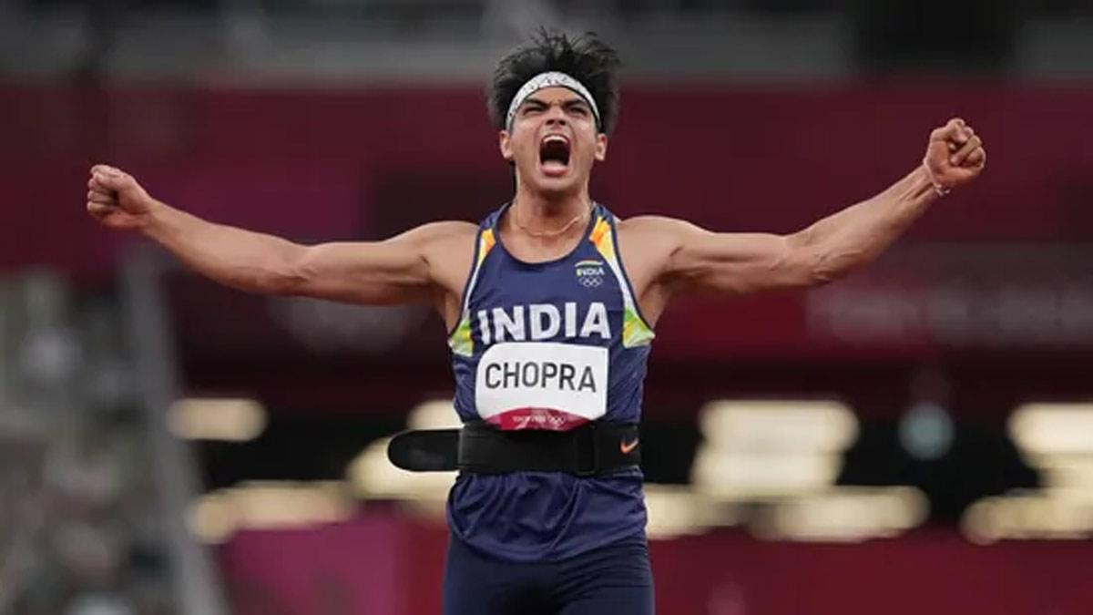 Chopra signed off with the second gold medal by an Indian in the individual category of the Olympic Games (Source:PTI) Chopra signed off with the second gold medal by an Indian in the individual category of the Olympic Games (Source:PTI)