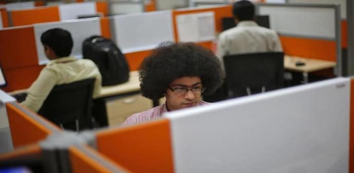 The corporate offices are also adapting to new normal practices of thermal screening and the usage of hand sanitisers and masks inside office premises. Photo: Reuters The corporate offices are also adapting to new normal practices of thermal screening and the usage of hand sanitisers and masks inside office premises. Photo: Reuters