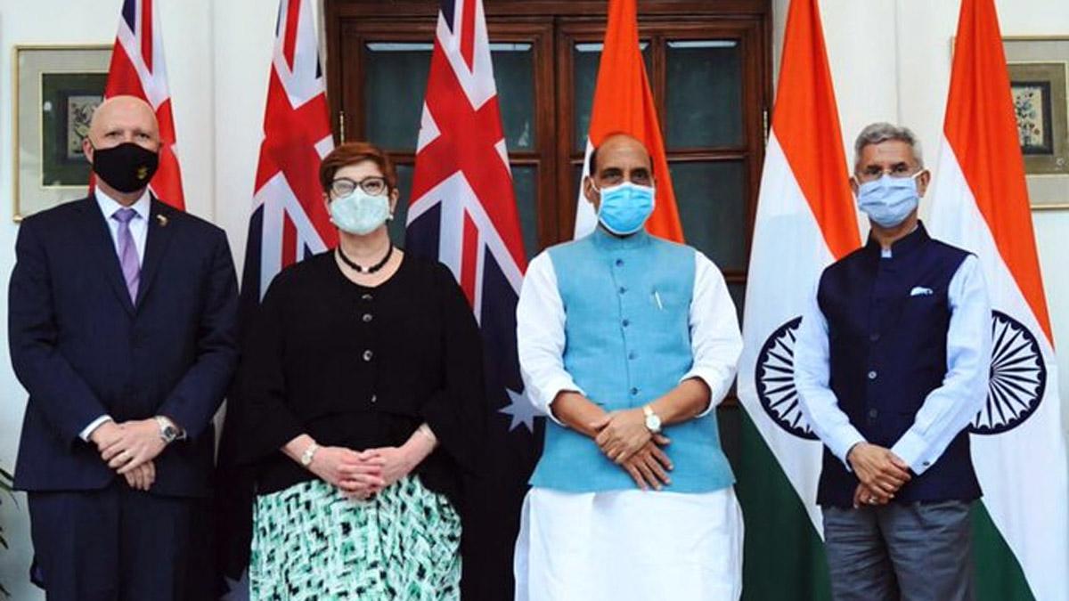 India, Australia emphasise on shared vision of free, open inclusive Indo-Pacific External Affairs Minister S Jaishankar and Defence Minister Rajath Singh held the 'two-plus-two' talks here with their Australian counterparts Marise Payne and Peter Dutton