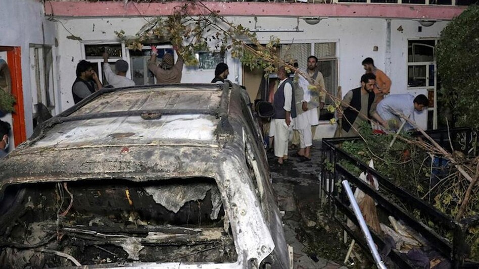 Afghans inspect damage after a US drone strike in Kabul, Afghanistan on August 29 (AP photo) Afghans inspect damage after a US drone strike in Kabul, Afghanistan on August 29 (AP photo)