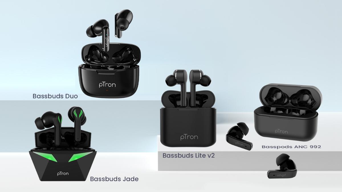 pTron launches new gaming earbuds, 3 new TWS earbuds in India, price starts at Rs 999