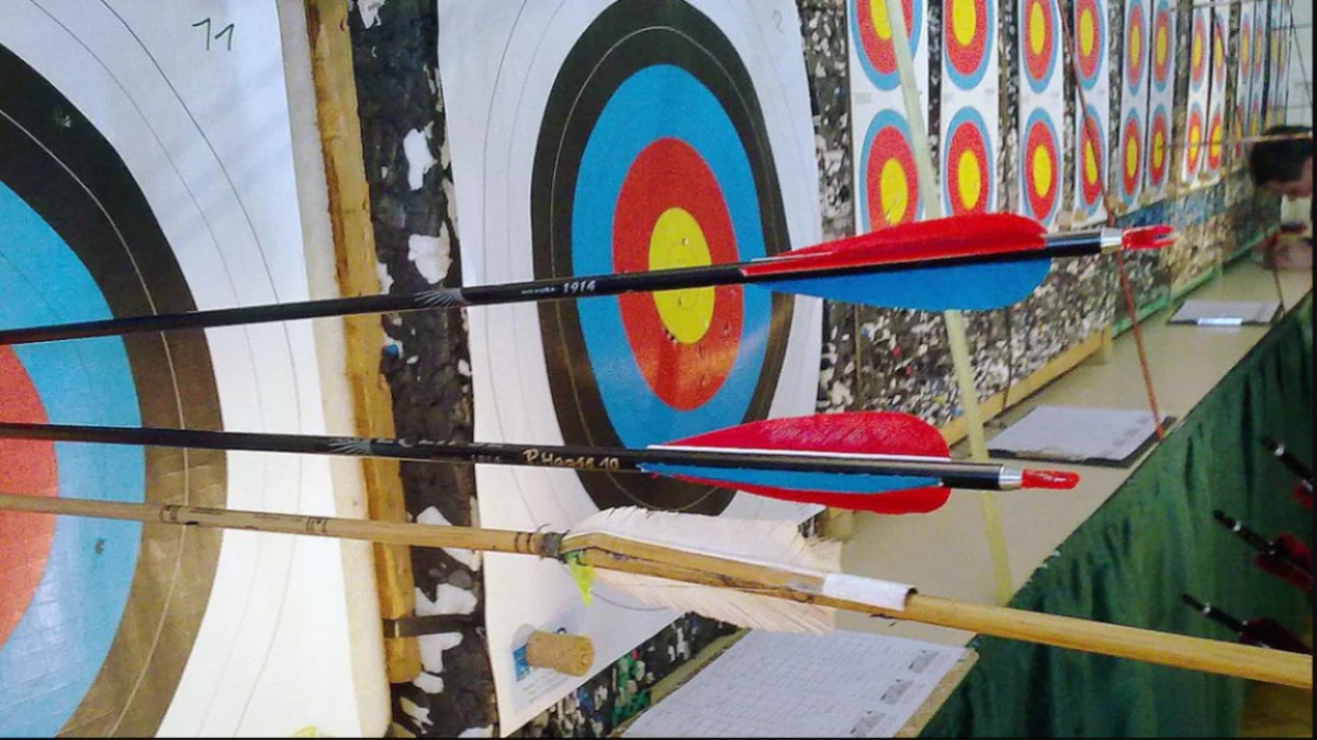 This archery-based lottery game is organised by the Khasi Hills Archery Sports Association -- a group of 12 archery clubs at the Polo Ground in Shillong This archery-based lottery game is organised by the Khasi Hills Archery Sports Association -- a group of 12 archery clubs at the Polo Ground in Shillong