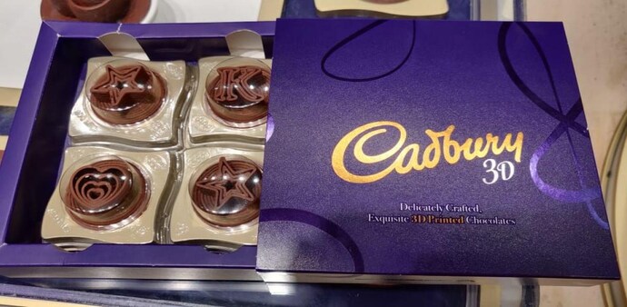 Mistry shared an image of a Cadbury chocolate box made using the 3D printer (Image: Nimisha Mistry/LinkedIn) Mistry shared an image of a Cadbury chocolate box made using the 3D printer (Image: Nimisha Mistry/LinkedIn)