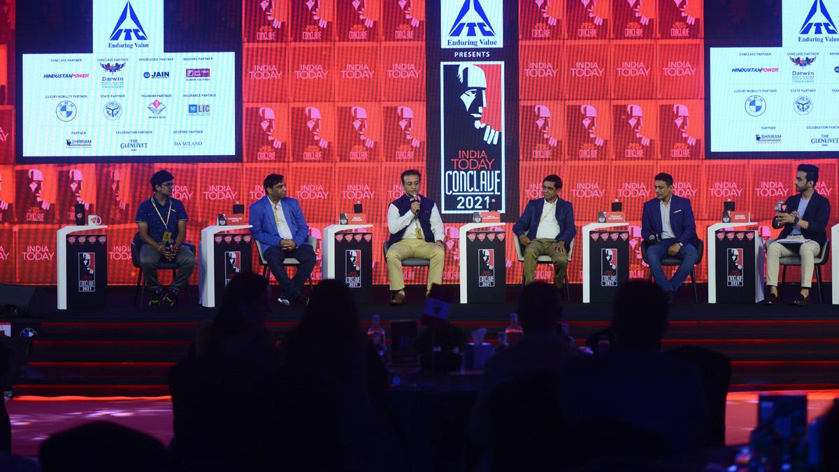 The theme of the panel discussion was "King Kong: The multibillion-dollar world of gaming. And why India is still playing catch-up" (Photo: Chandradeep Kumar) The theme of the panel discussion was "King Kong: The multibillion-dollar world of gaming. And why India is still playing catch-up" (Photo: Chandradeep Kumar)