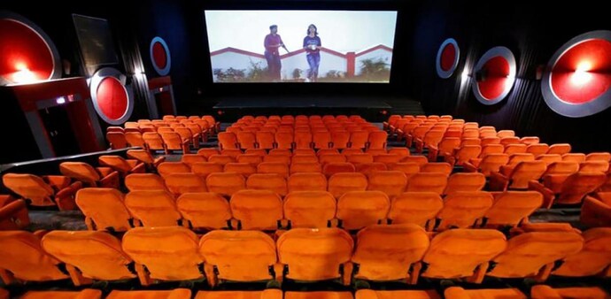 Only 50 per cent of the seating capacity will be allowed in cinemas and auditoriums. Only 50 per cent of the seating capacity will be allowed in cinemas and auditoriums.