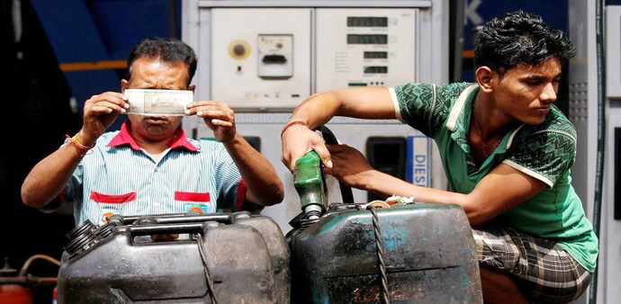 In Bhopal, petrol is being sold at Rs 117.71 per litre, while diesel cost is at Rs 107.13 per litre, it was stated In Bhopal, petrol is being sold at Rs 117.71 per litre, while diesel cost is at Rs 107.13 per litre, it was stated