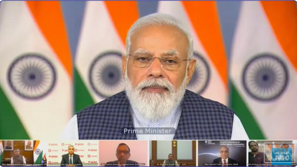 PM Narendra Modi at ISPA's launch event PM Narendra Modi at ISPA's launch event