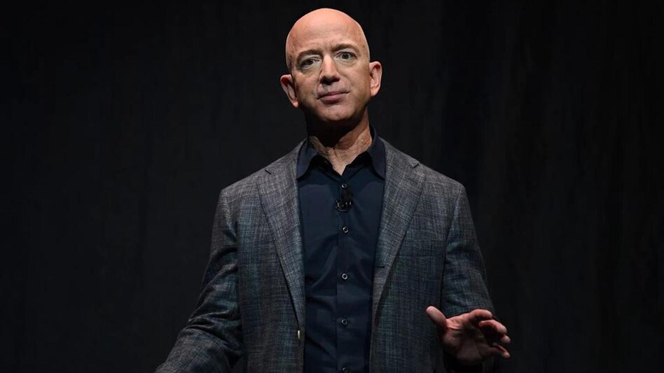 In July, Bezos soared some 66.5 miles (107 km) above the Texas desert aboard a New Shepard launch vehicle in a suborbital flight. In July, Bezos soared some 66.5 miles (107 km) above the Texas desert aboard a New Shepard launch vehicle in a suborbital flight.