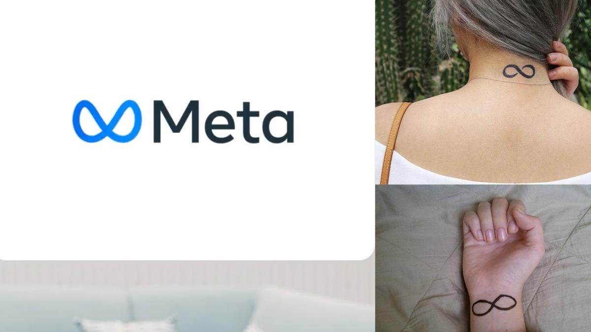 People with infinity tattoos are now owned by Facebook Meta? Not really but jokes are flying
