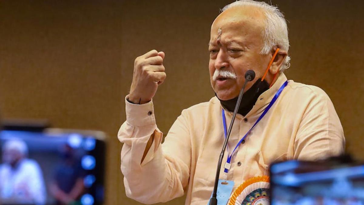 Caption- RSS chief Mohan Bhagwat's comments come against the backdrop of the Centre's ongoing efforts to regulate OTT players, social media platforms and digital content providers in the country. Caption- RSS chief Mohan Bhagwat's comments come against the backdrop of the Centre's ongoing efforts to regulate OTT players, social media platforms and digital content providers in the country.
