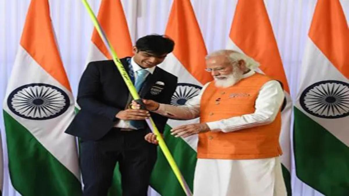 Neeraj Chopra’s javelin gets top price at e-auction of PM’s gifts