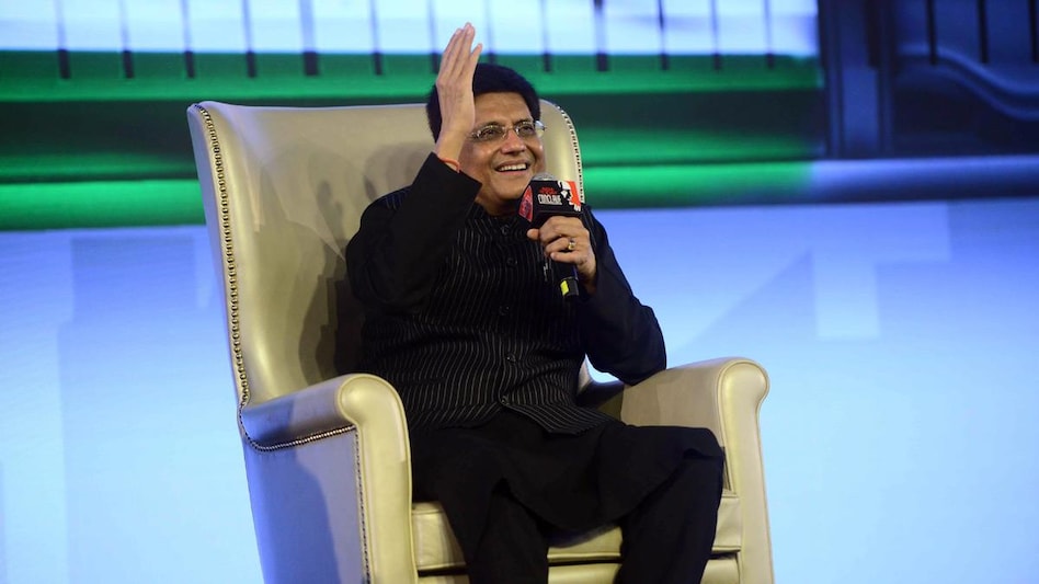 Goyal cited the robust goods and services tax collection and exports data to suggest strong demand revival. (Image courtesy: Chandradeep Kumar/India Today Photo) Goyal cited the robust goods and services tax collection and exports data to suggest strong demand revival. (Image courtesy: Chandradeep Kumar/India Today Photo)