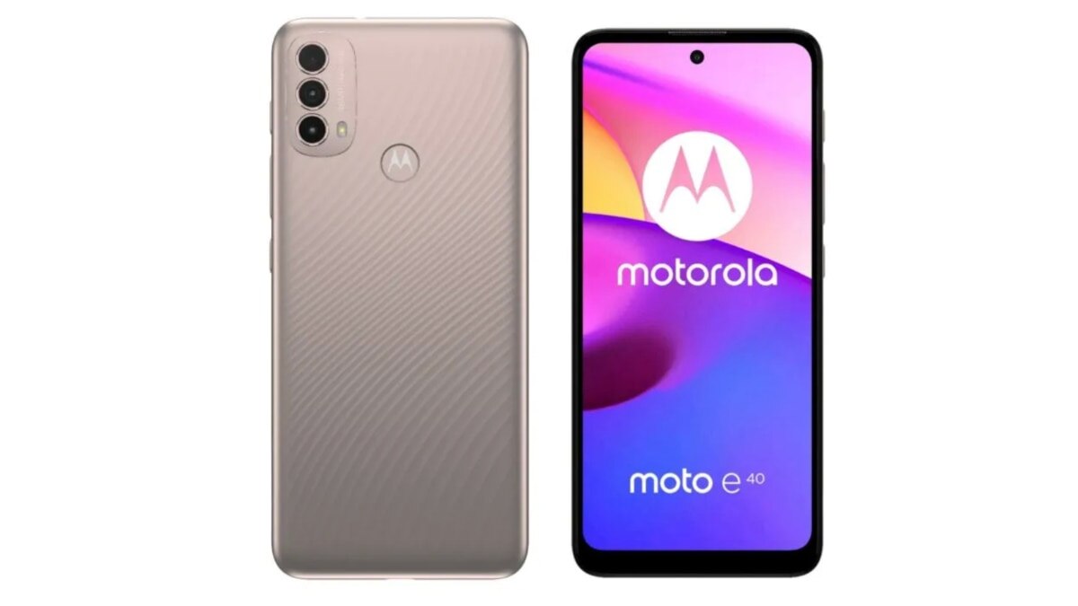 Motorola to launch Moto E40 in India soon: Here is what we know so far - Vimarsana News