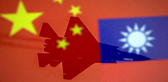 Taiwanese fighters scrambled against 38 Chinese aircraft in two waves on Friday, the Taiwan Defence Ministry said. It said Taiwan sent combat aircraft to warn away the Chinese aircraft, while missile systems were deployed to monitor them. Taiwanese fighters scrambled against 38 Chinese aircraft in two waves on Friday, the Taiwan Defence Ministry said. It said Taiwan sent combat aircraft to warn away the Chinese aircraft, while missile systems were deployed to monitor them.