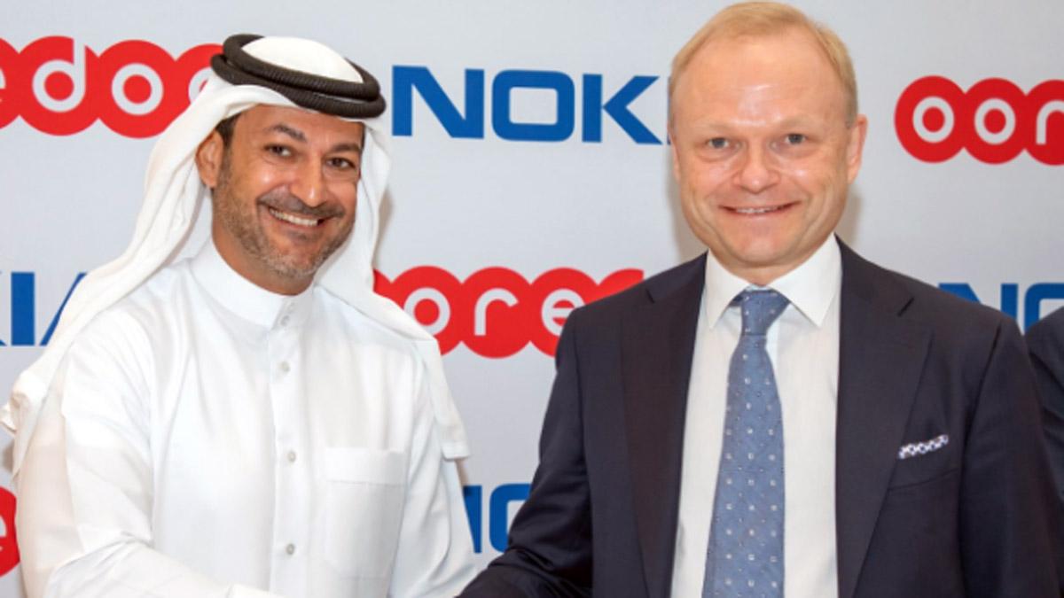 Aziz Aluthman Fakhroo, Managing Director, Ooredoo Group; and Pekka Lundmark, President and Chief Executive Officer at Nokia Aziz Aluthman Fakhroo, Managing Director, Ooredoo Group; and Pekka Lundmark, President and Chief Executive Officer at Nokia