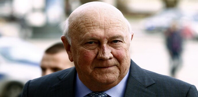 FW de Klerk , S.Africa's last White President (Photo: Reuters) FW de Klerk , S.Africa's last White President (Photo: Reuters)