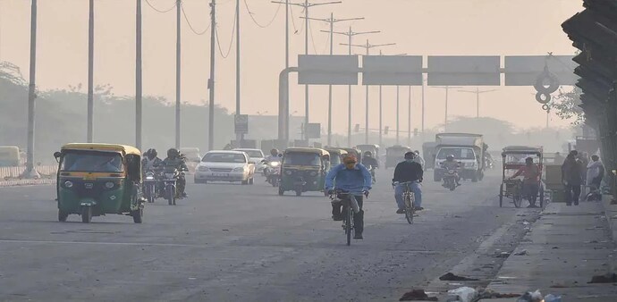 Authorities said the AQI is likely to improve significantly from Sunday owing to relatively strong winds Authorities said the AQI is likely to improve significantly from Sunday owing to relatively strong winds