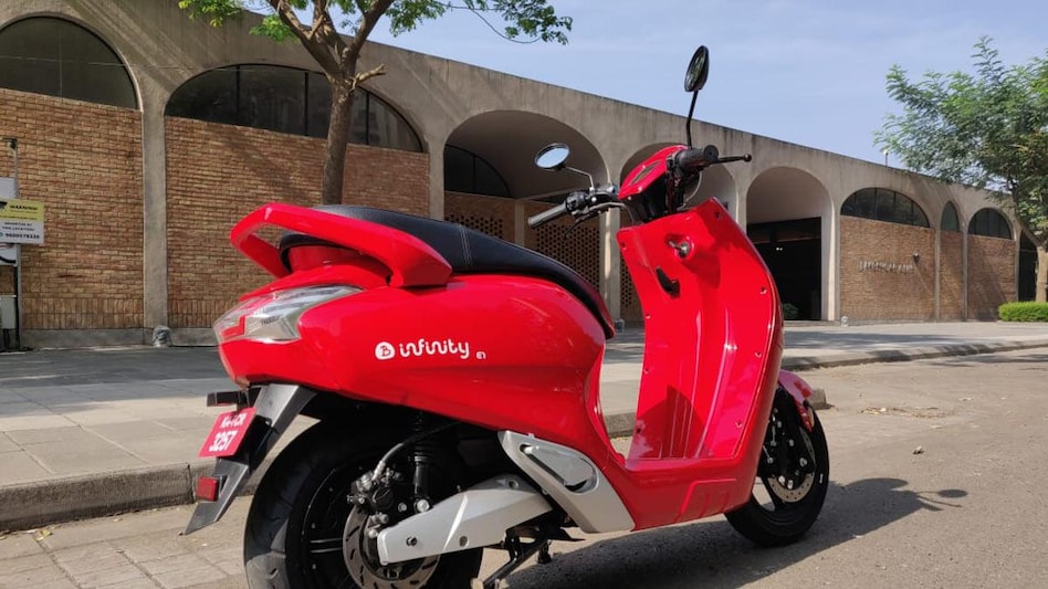 The Bounce Infinity will be equipped with a smart, removable Li-ion battery (Photo: @vivekanandahr) The Bounce Infinity will be equipped with a smart, removable Li-ion battery (Photo: @vivekanandahr)