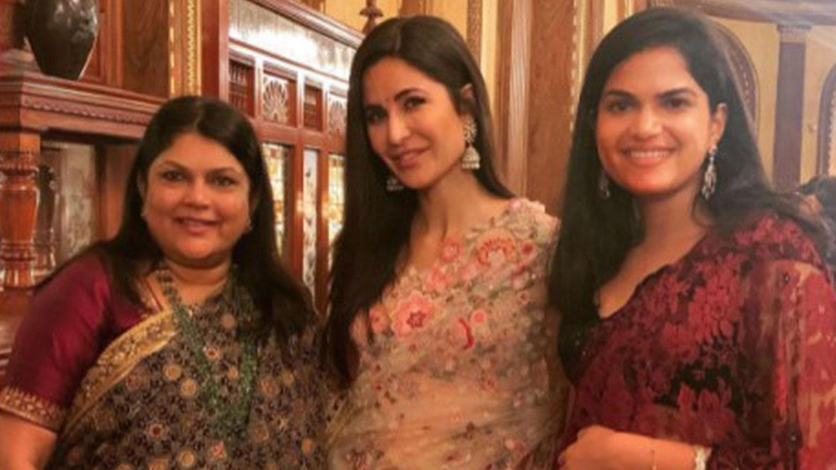 Katrina Kaif with Nykaa boss Falguni Nayar and her daughter Adwaita Nayar Katrina Kaif with Nykaa boss Falguni Nayar and her daughter Adwaita Nayar