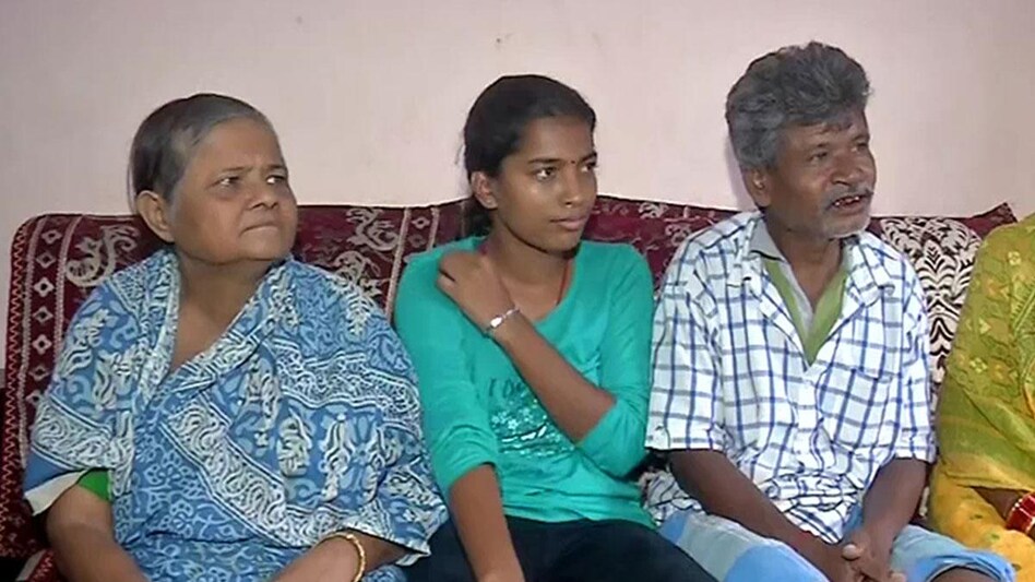 Minati Patnaik with Budha Samal Minati Patnaik with Budha Samal