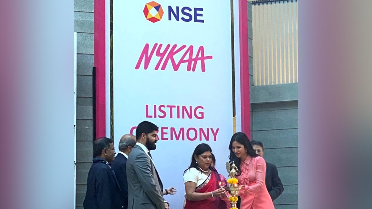 The market cap of Nykaa breached the Rs 1 lakh crore mark for a while after stellar listing of the company on BSE and NSE. The market cap of Nykaa breached the Rs 1 lakh crore mark for a while after stellar listing of the company on BSE and NSE.
