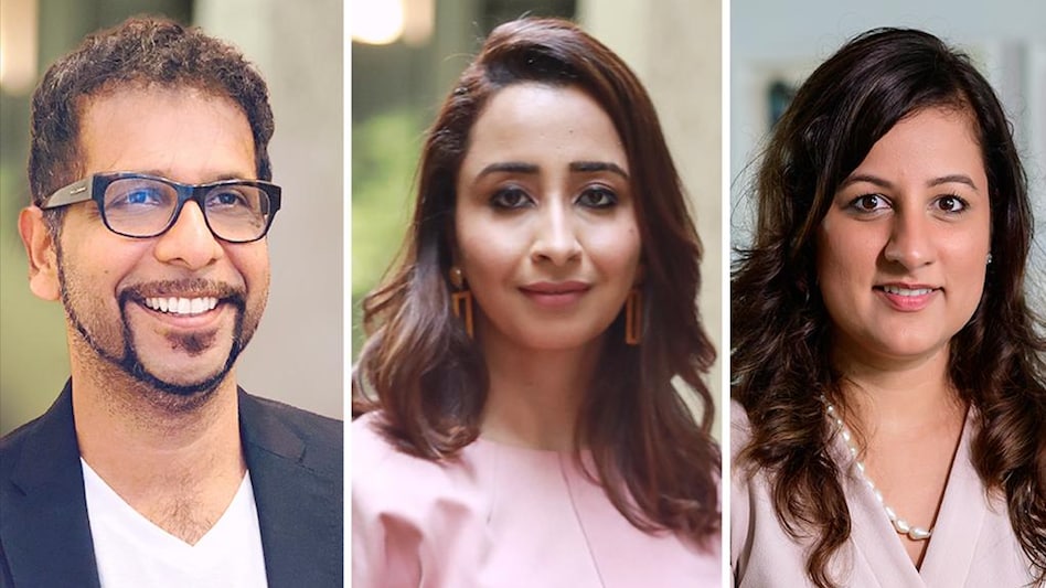 The Good Glam Group co-founders Darpan Sanghvi (left), Priyanka Gill (centre) and Naiyya Saggi (right). BT Photo The Good Glam Group co-founders Darpan Sanghvi (left), Priyanka Gill (centre) and Naiyya Saggi (right). BT Photo