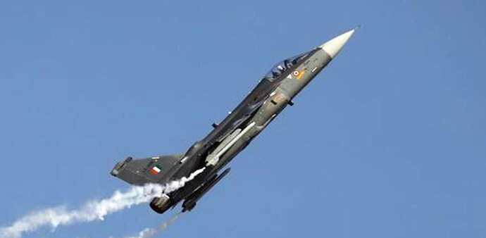 Tejas aircraft is displaying its aerial manoeuvre for the first time in the gulf nation. (File picture) Tejas aircraft is displaying its aerial manoeuvre for the first time in the gulf nation. (File picture)