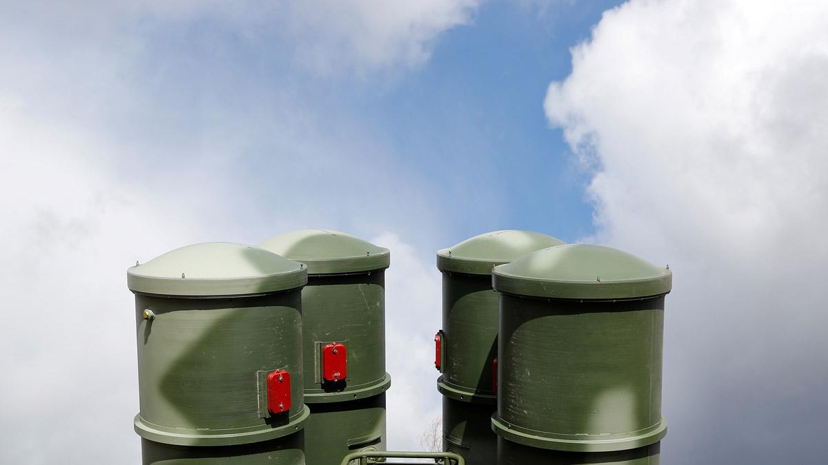 The $5.5 billion deal for five long-range surface-to-air missile systems, which India says it needs to counter a threat from China, was signed in 2018 The $5.5 billion deal for five long-range surface-to-air missile systems, which India says it needs to counter a threat from China, was signed in 2018