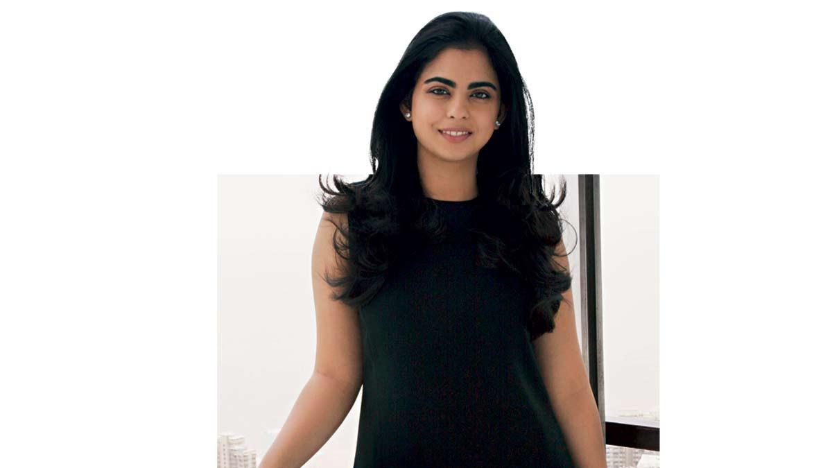 Isha Ambani, 30, Director, Reliance Jio and Reliance Retail -- Photograph by Rohit Chawla Isha Ambani, 30, Director, Reliance Jio and Reliance Retail -- Photograph by Rohit Chawla