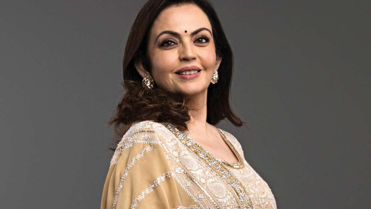 Nita Ambani, 58, Reliance Foundation, Dhirubhai Ambani International School -- Photograph by Bandeep Singh Nita Ambani, 58, Reliance Foundation, Dhirubhai Ambani International School -- Photograph by Bandeep Singh