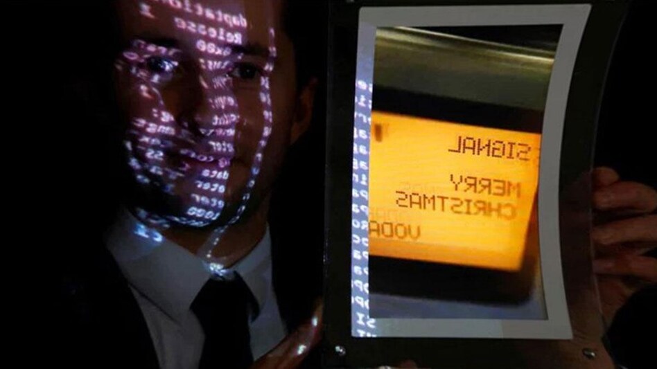 The text message “Merry Christmas”, which was sent on December 3, 1992, was put up for auction by Vodafone. The text message “Merry Christmas”, which was sent on December 3, 1992, was put up for auction by Vodafone.