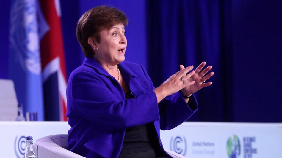 International Monetary Fund (IMF) Managing Director Kristalina Georgieva attends the UN Climate Change Conference (COP26) in Glasgow, Scotland, Britain, November 3, 2021. (Photo: Reuters) International Monetary Fund (IMF) Managing Director Kristalina Georgieva attends the UN Climate Change Conference (COP26) in Glasgow, Scotland, Britain, November 3, 2021. (Photo: Reuters)