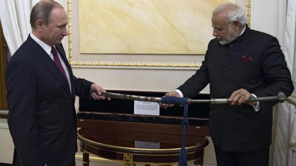 The Russian President will also hand over the model of an S-400 air defence system to PM Modi. The Russian President will also hand over the model of an S-400 air defence system to PM Modi.