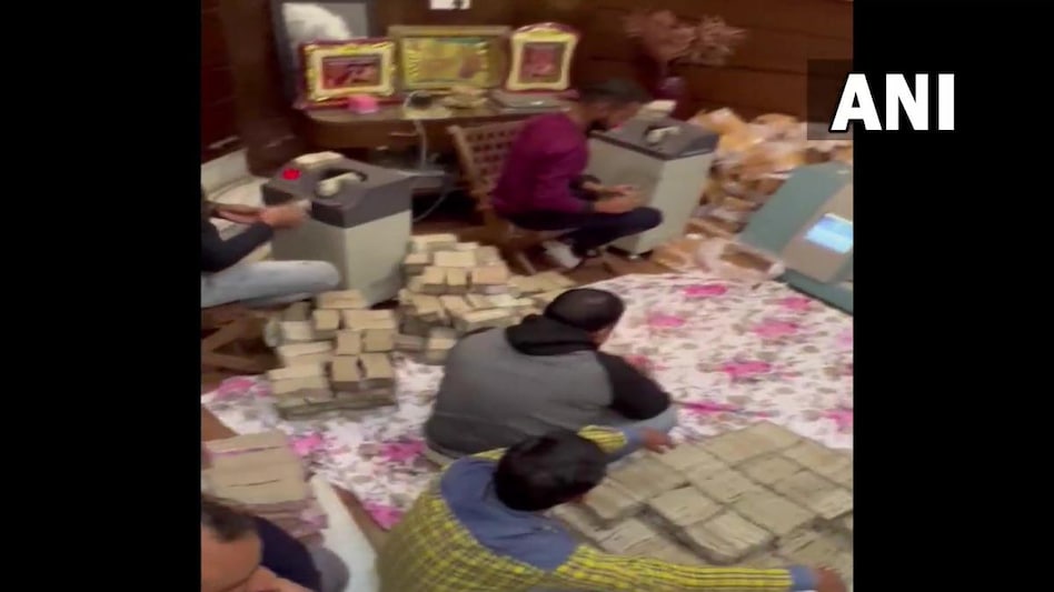 Visuals from businessman Piyush Jain's residence in Kanpur. (Photo: ANI) Visuals from businessman Piyush Jain's residence in Kanpur. (Photo: ANI)