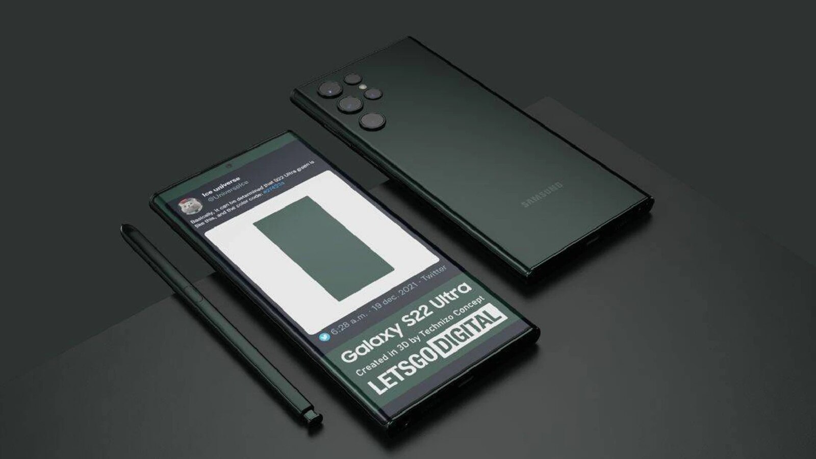 Samsung Galaxy S22 Ultra, Galaxy S22+ official poster leaked, shows new design on the flagship model