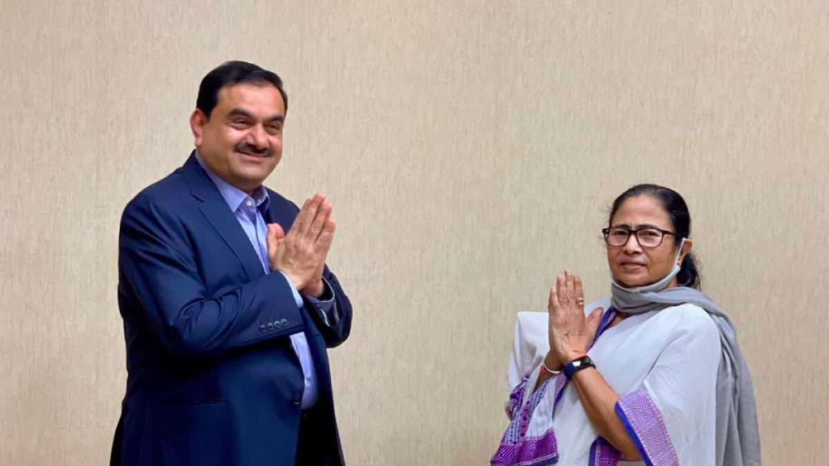Adani Group chairman and founder Gautam Adani with West Bengal chief minister Mamata Banerjee Adani Group chairman and founder Gautam Adani with West Bengal chief minister Mamata Banerjee