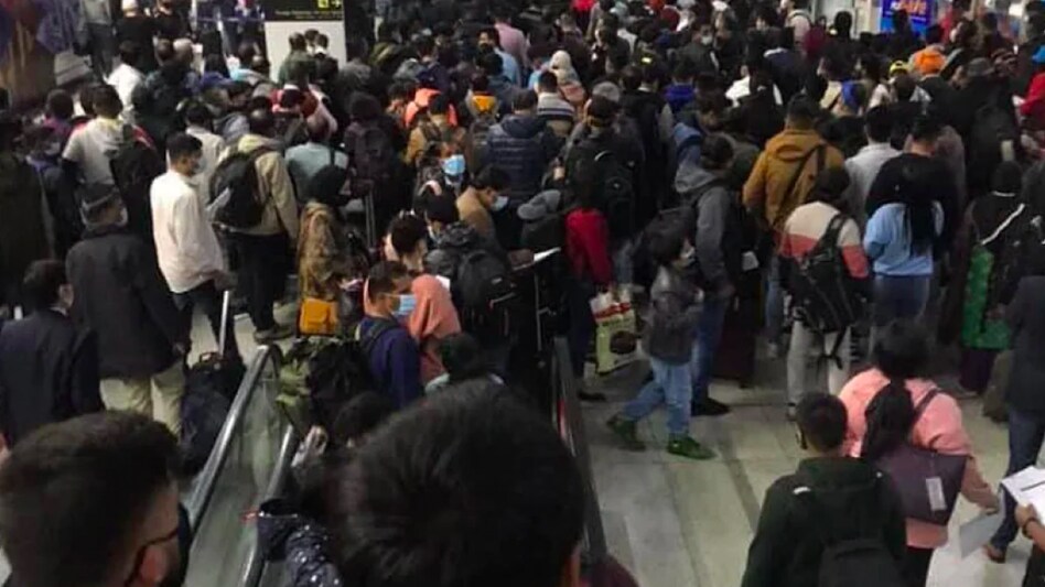 The number of passengers pre-booking their tests on arrival have been going up every day The number of passengers pre-booking their tests on arrival have been going up every day
