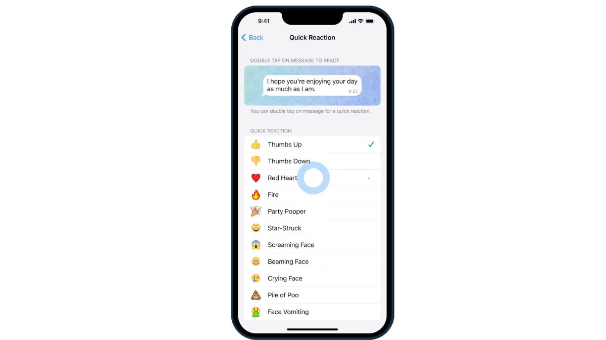 Telegram rolls out iMessage-like reactions, spoiler to hide texts, message translation and other features