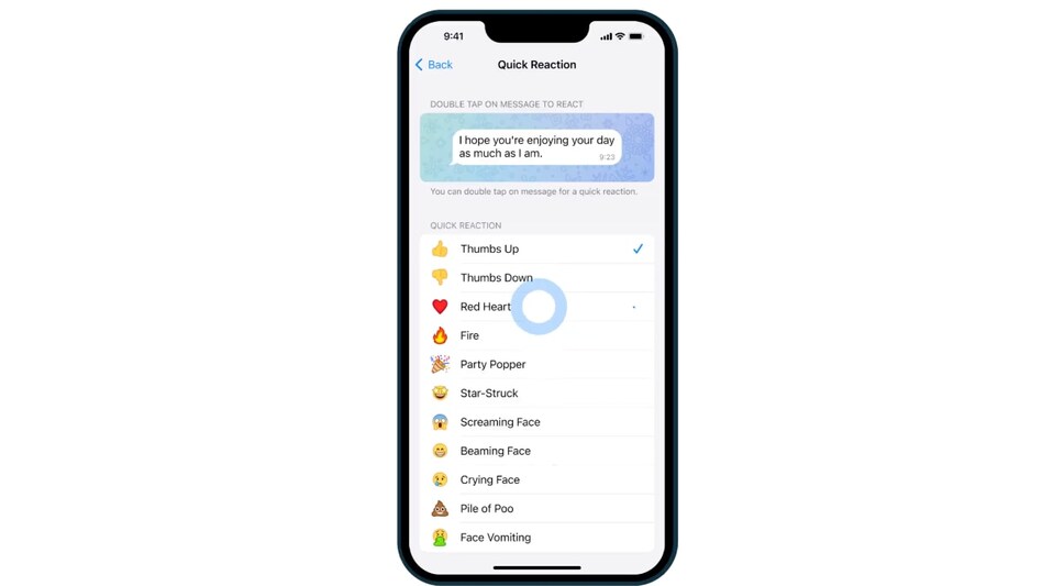 Telegram rolls out iMessage-like reactions, spoiler to hide texts, message translation and other features Telegram rolls out iMessage-like reactions, spoiler to hide texts, message translation and other features