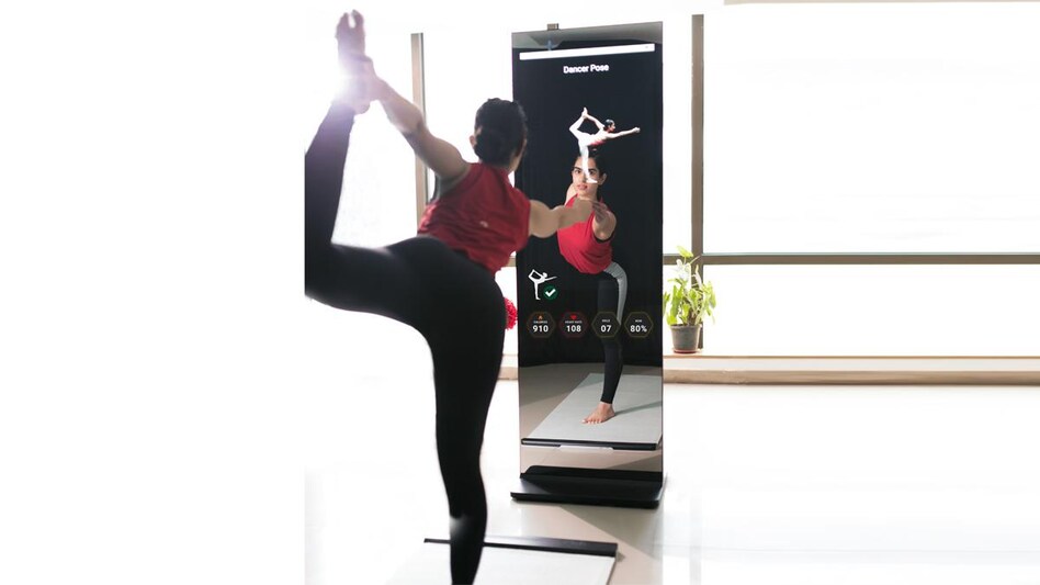 The Aria Lifestyle mirror comes with a 32-inch or a 43-inch touch LED display The Aria Lifestyle mirror comes with a 32-inch or a 43-inch touch LED display