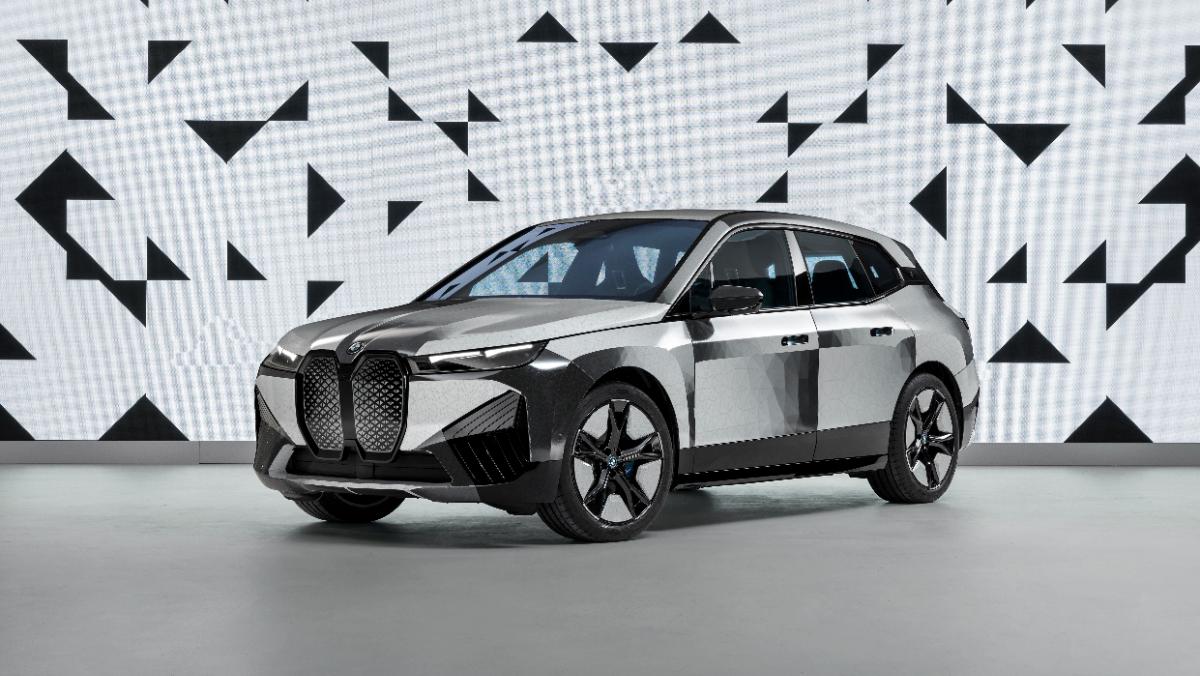 CES 2022: BMW unveils iX Flow with E Ink, a car that changes colour at the press of a button