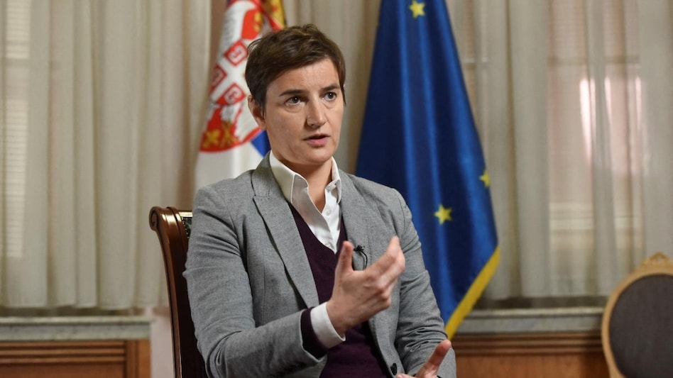 Serbian Prime Minister Ana Brnabic speaks during an interview with Reuters in Belgrade, Serbia, January 11, 2022 (Photo: Reuters) Serbian Prime Minister Ana Brnabic speaks during an interview with Reuters in Belgrade, Serbia, January 11, 2022 (Photo: Reuters)