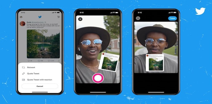 Twitter is testing reaction videos for tweets on the iOS app (Photo: Twitter) Twitter is testing reaction videos for tweets on the iOS app (Photo: Twitter)