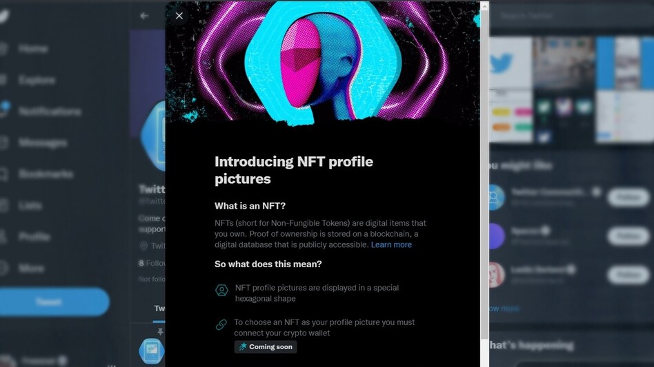 Twitter now lets people add hexagon-shaped NFT profile pictures: How to use it Twitter now lets people add hexagon-shaped NFT profile pictures: How to use it