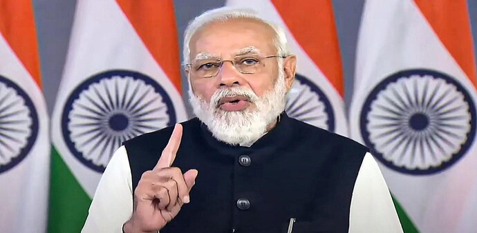 PM Modi also mentioned asset monetisation being done by his government. PM Modi also mentioned asset monetisation being done by his government.