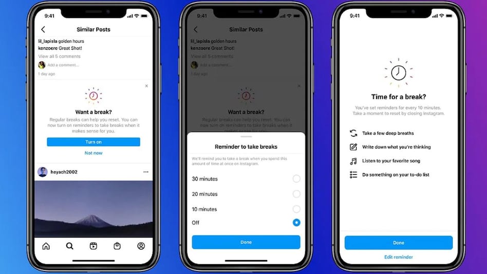Spending too much time on Instagram? The app wants you to take a break Spending too much time on Instagram? The app wants you to take a break
